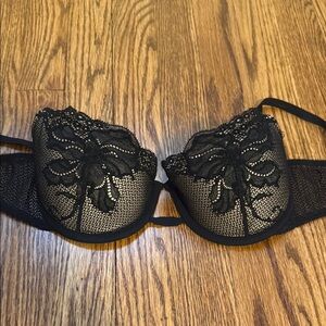 Elegant Black Lace Bra